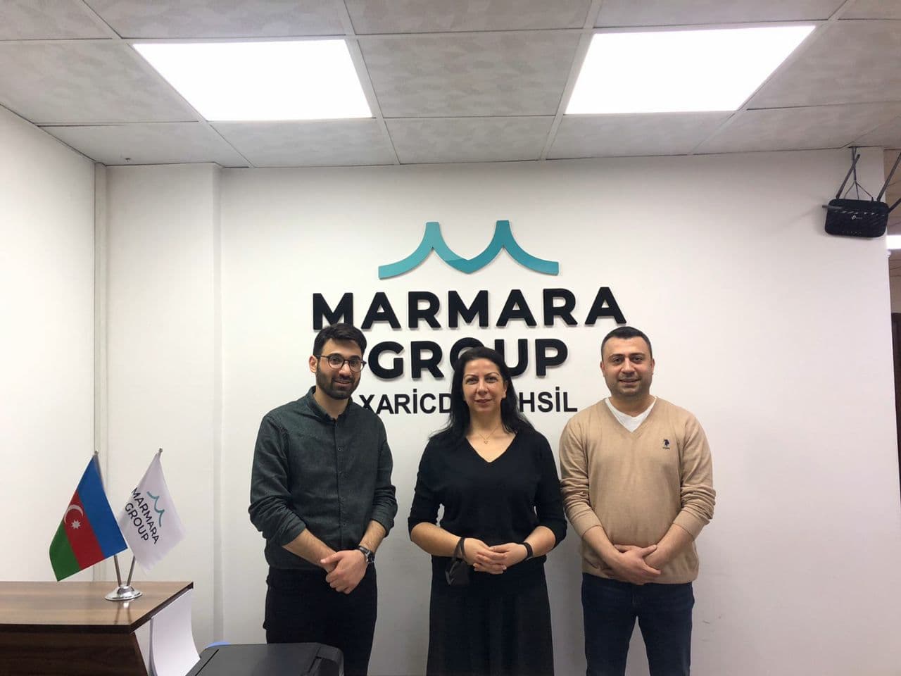 İstanbul Kent Universitetinin Uluslararası ofis direktoru Berna Severge Bayizit və Beynəlxalq marketinq və insan resursları kordinatoru Gürcan Öçalan “Marmara”nın qonağı olublar