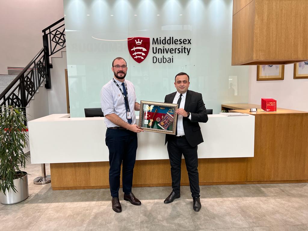 28.02.2023 tarixində Marathon Group şirkətinin rəhbəri Fərid Həsənzadə Dubayda yerləşən Middlesex Universiteti ilə tərəfdaşlıq görüşünə dəvət olunmuşdur.